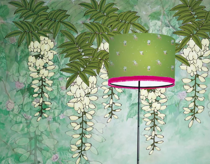 3D Vine Chlorophytum 1418 Wallpaper AJ Wallpaper 2