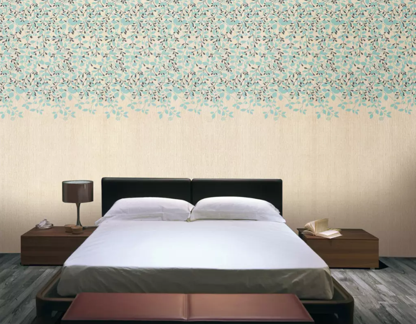 3D Vine Green Leaves 1417 Wallpaper AJ Wallpaper 2