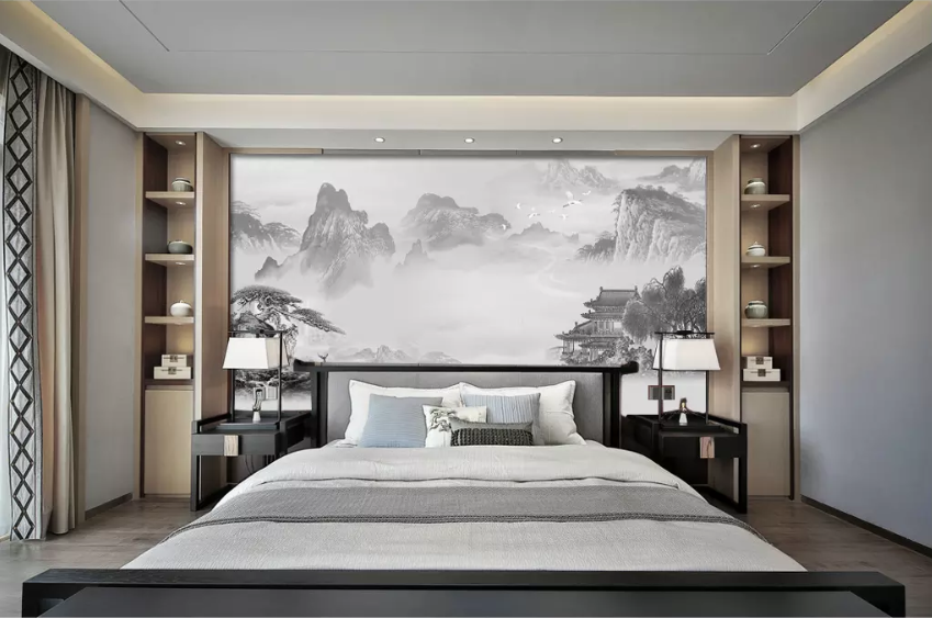 3D Country House Mountain 1388 Wallpaper AJ Wallpaper 2