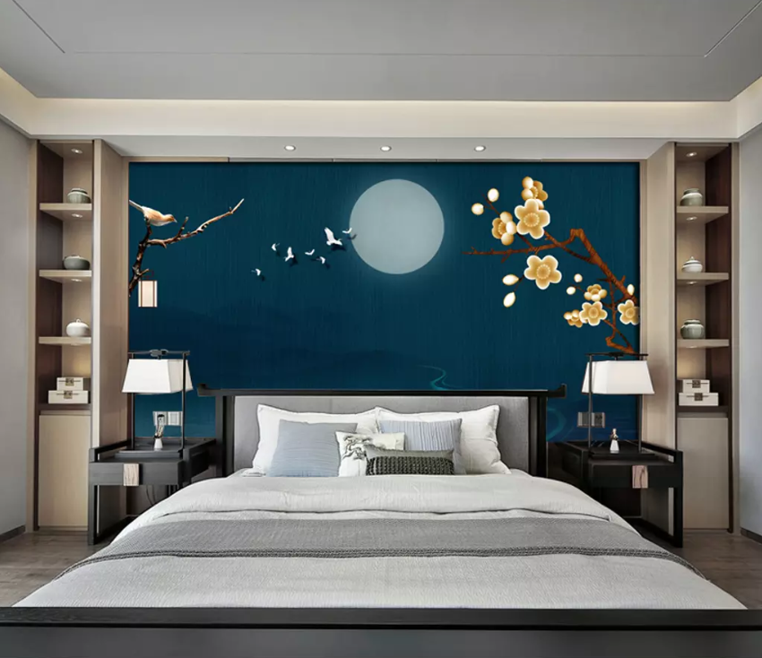 3D Moon Swan Tour 1386 Wallpaper AJ Wallpaper 2