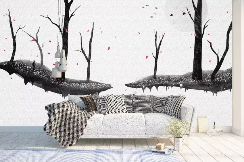 3D Dead Tree Petals 1326 Wallpaper AJ Wallpaper 2