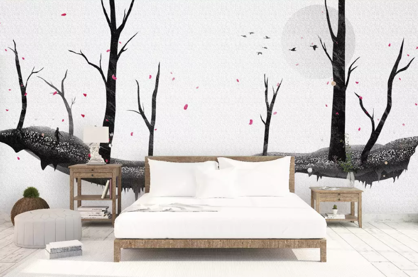 3D Dead Tree Petals 1326 Wallpaper AJ Wallpaper 2