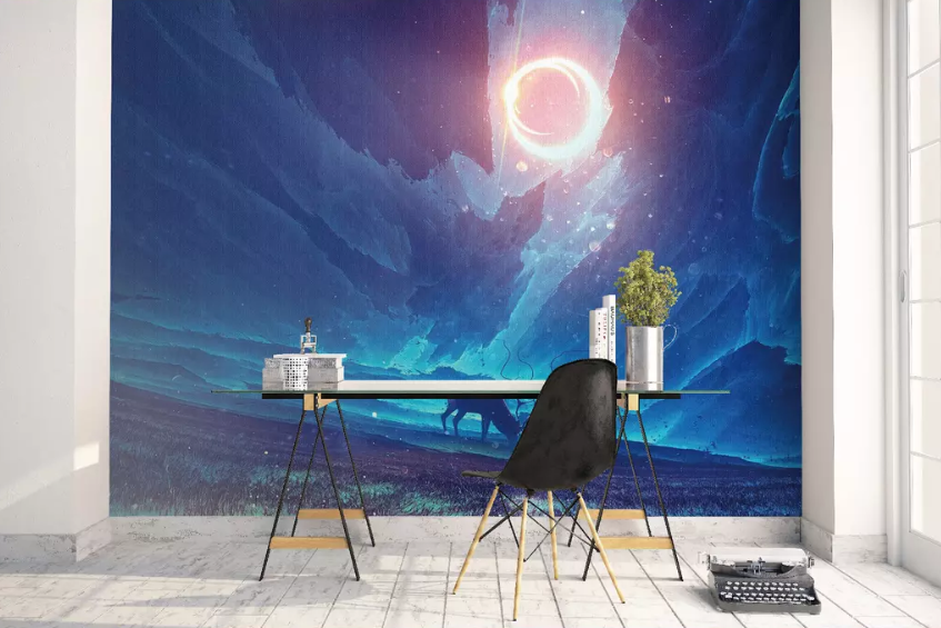 3D Night Cattle Grazing 1322 Wallpaper AJ Wallpaper 2