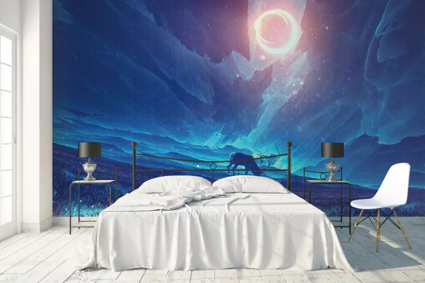 3D Night Cattle Grazing 1322 Wallpaper AJ Wallpaper 2