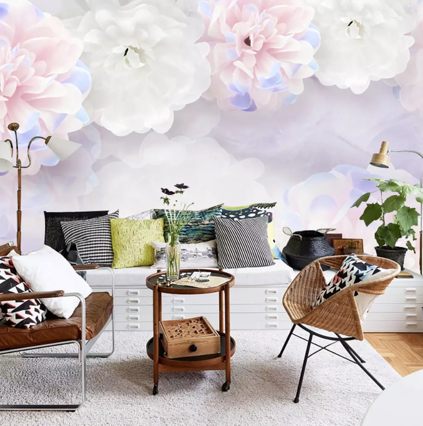 3D Pink Bloom 1303 Wallpaper AJ Wallpaper 2