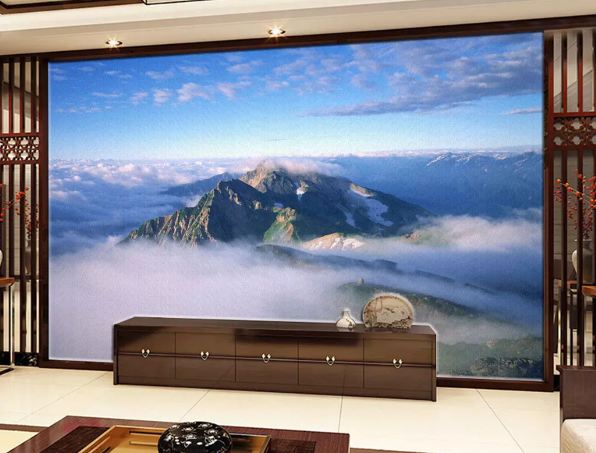 3D Cloud Mountain 1294 Wallpaper AJ Wallpaper 2