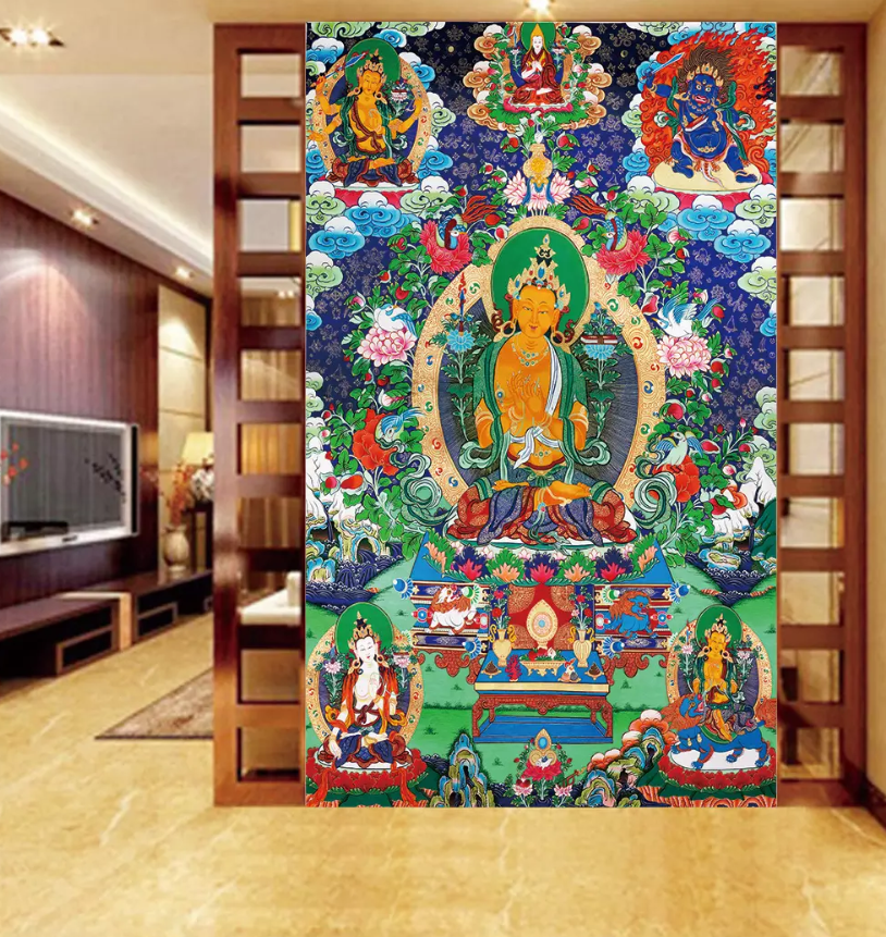 3D Buddhist Thangka 1651 Wallpaper AJ Wallpaper