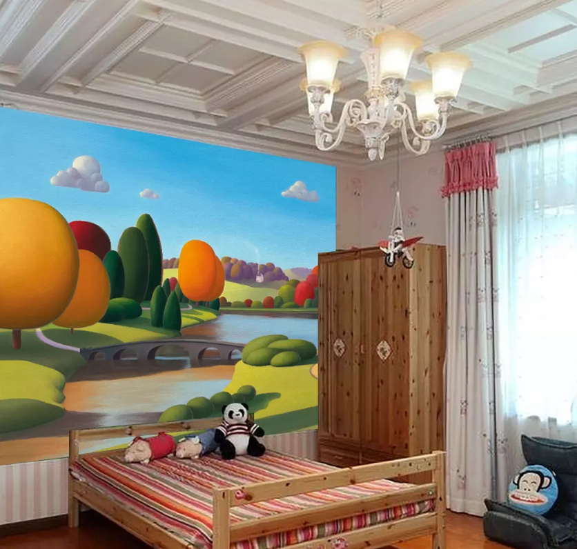 3D Cartoon Round Tree 1280 Wallpaper AJ Wallpaper 2