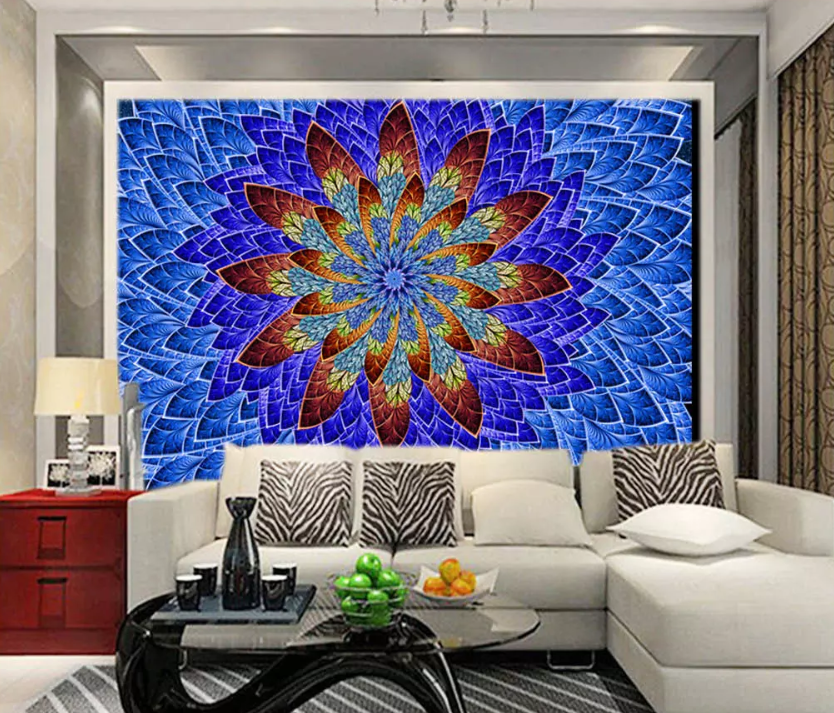 3D Petal Spell Flower 1274 Wallpaper AJ Wallpaper 2