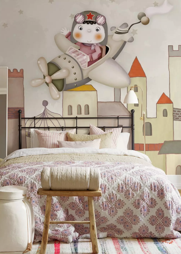 3D Airplane Kid 1272 Wallpaper AJ Wallpaper 2