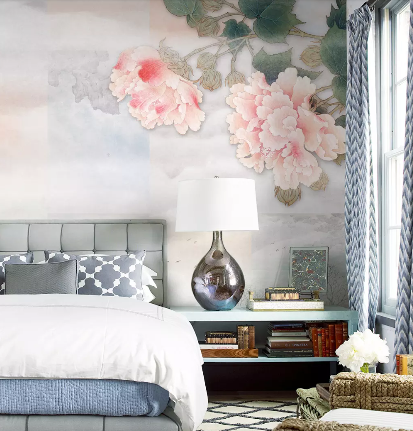 3D Ink Painting Safflower 1254 Wallpaper AJ Wallpaper 2