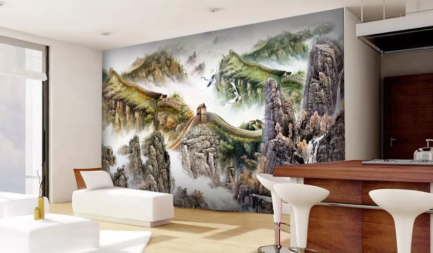 3D Mountain Great Wall 1251 Wallpaper AJ Wallpaper 2