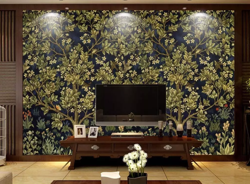 3D Lush Foliage 1226 Wallpaper AJ Wallpaper 2