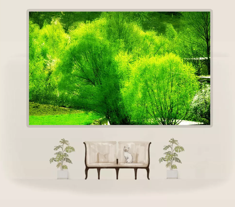 3D Bright Tree 1191 Wallpaper AJ Wallpaper 2