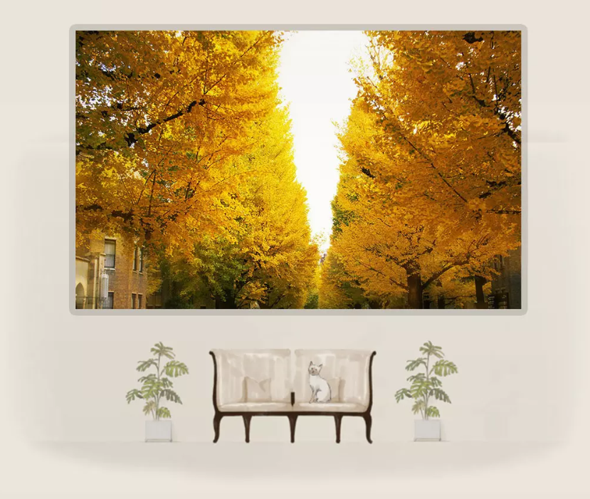 3D Lush Autumn Maple 1187 Wallpaper AJ Wallpaper 2