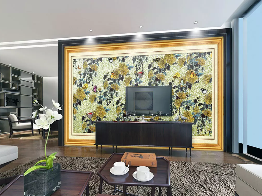 3D Cross Stitch Butterfly 1161 Wallpaper AJ Wallpaper 2