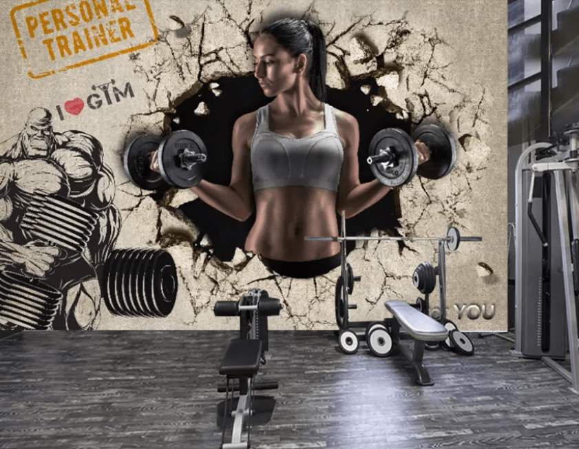 3D Fitness Dumbbell 1133 Wallpaper AJ Wallpaper 2