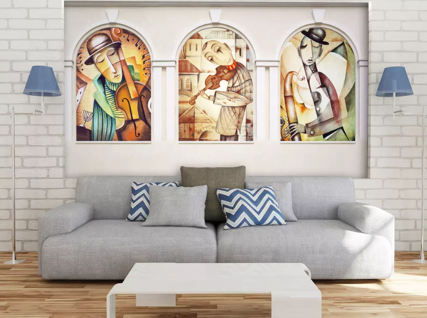 3D Cartoon Playing Violin 1115 Wallpaper AJ Wallpaper 2