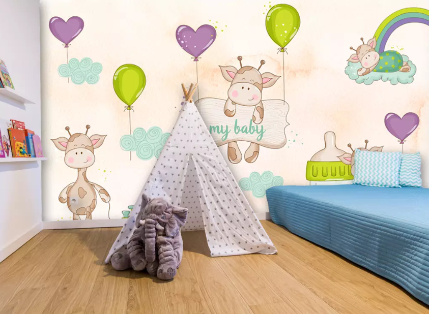 3D Lovely Cow 1107 Wallpaper AJ Wallpaper 2