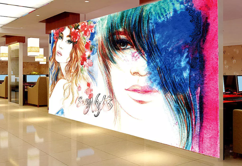 3D Half Face 1081 Wallpaper AJ Wallpaper 2