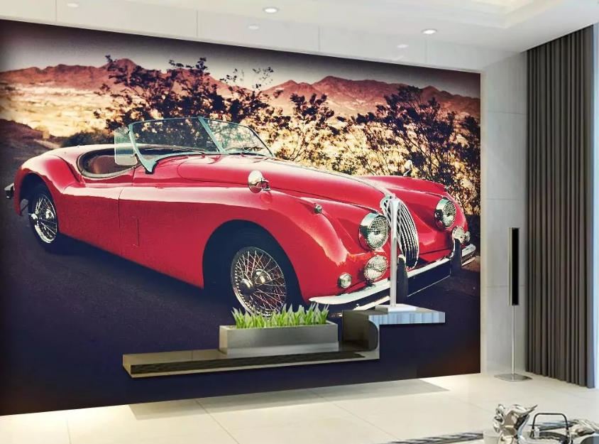 3D Sports Car Travel 1032 Wallpaper AJ Wallpaper 2