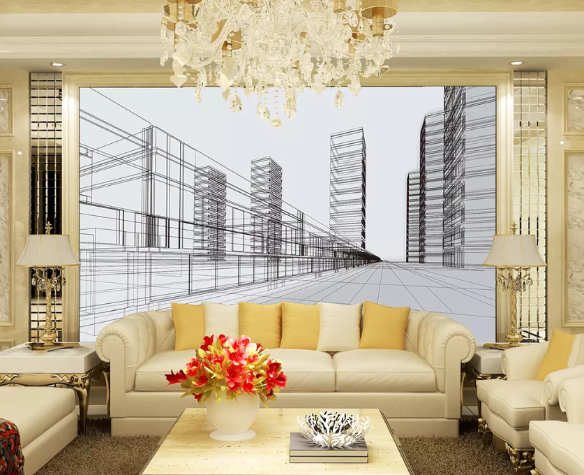 3D Picture Building 1027 Wallpaper AJ Wallpaper 2