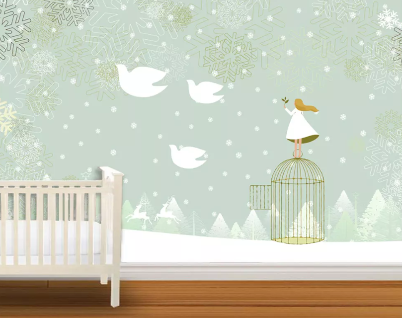 3D Pigeon Bird Cage 996 Wallpaper AJ Wallpaper 2