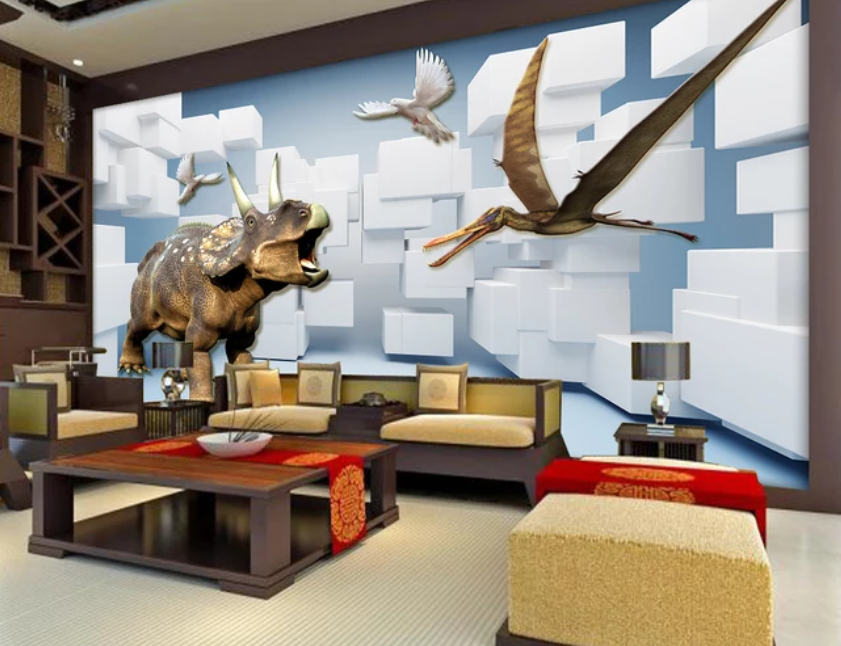 3D Horned Dragon 989 Wallpaper AJ Wallpaper 2