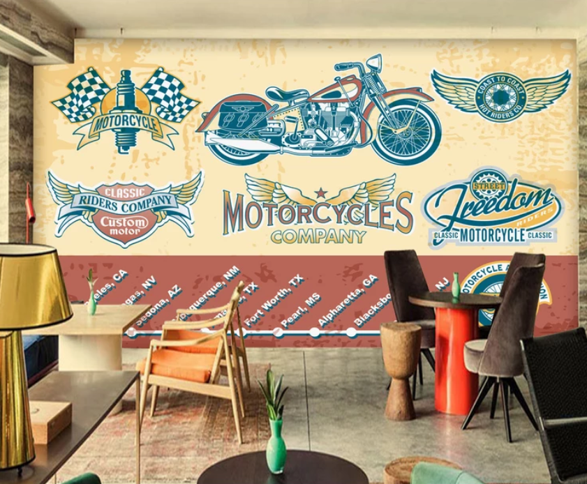 3D Motorcycle Signage 981 Wallpaper AJ Wallpaper 2