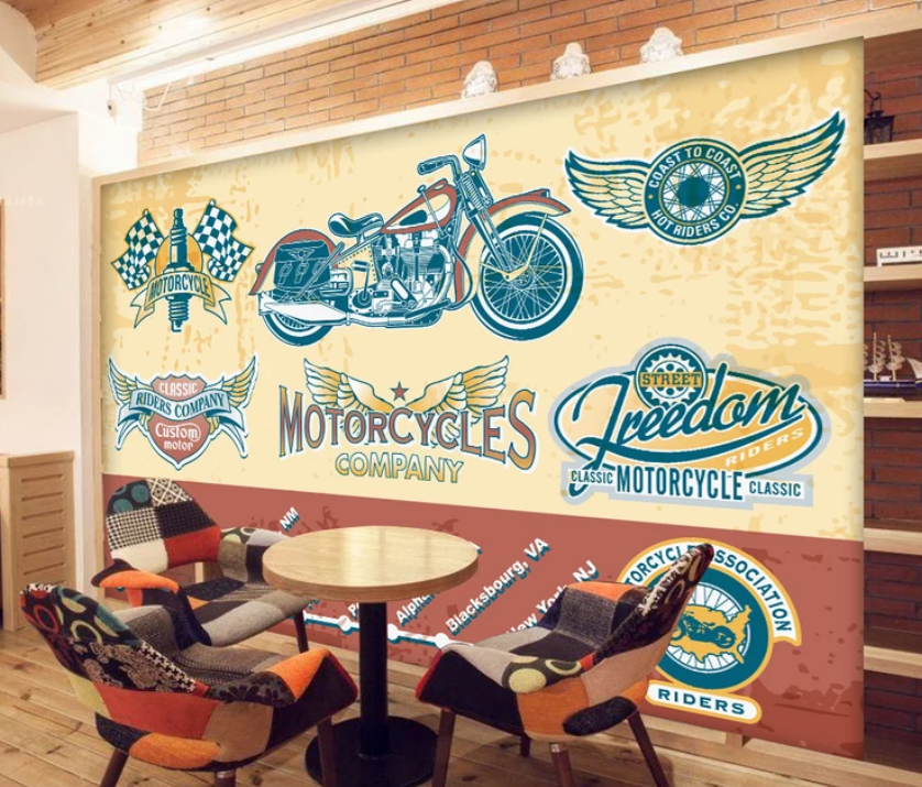 3D Motorcycle Signage 981 Wallpaper AJ Wallpaper 2