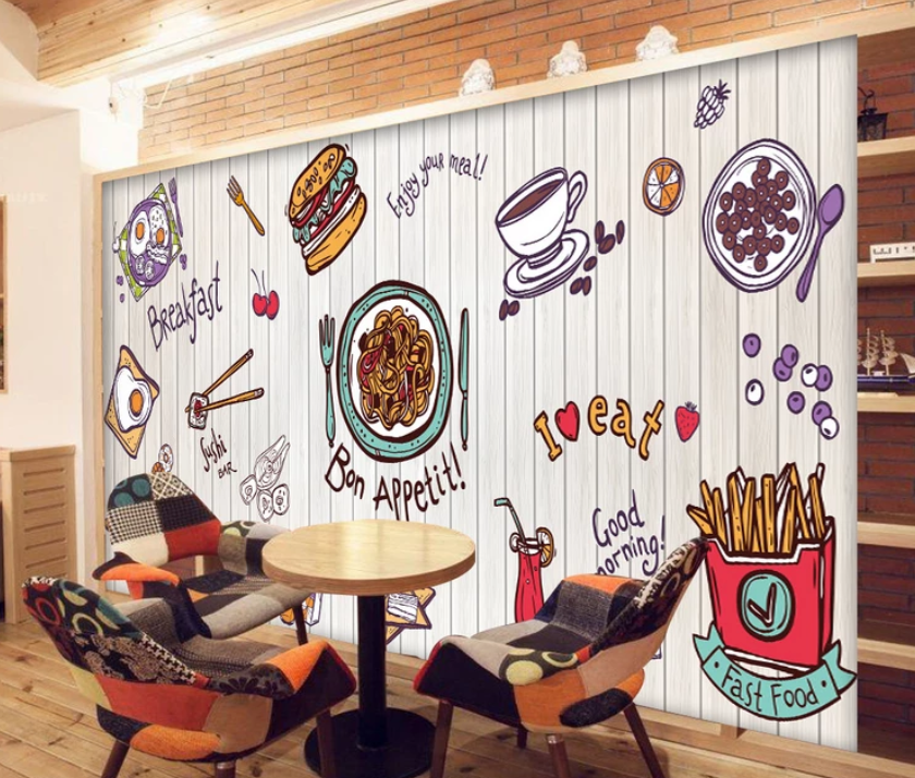 3D Noodle Fries 973 Wallpaper AJ Wallpaper 2