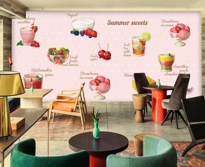 3D Drink Cherry 971 Wallpaper AJ Wallpaper 2