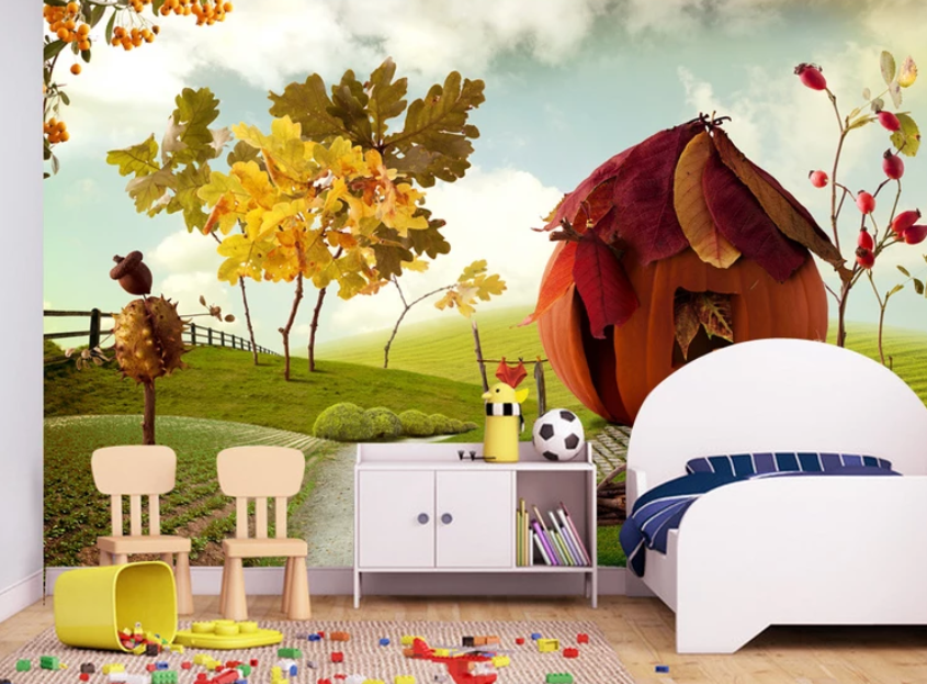 3D Pumpkin House 970 Wallpaper AJ Wallpaper 2