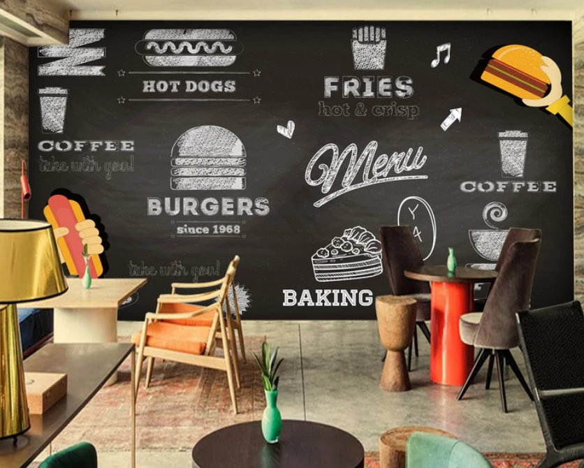 3D Hamburger Hot Dog 967 Wallpaper AJ Wallpaper 2