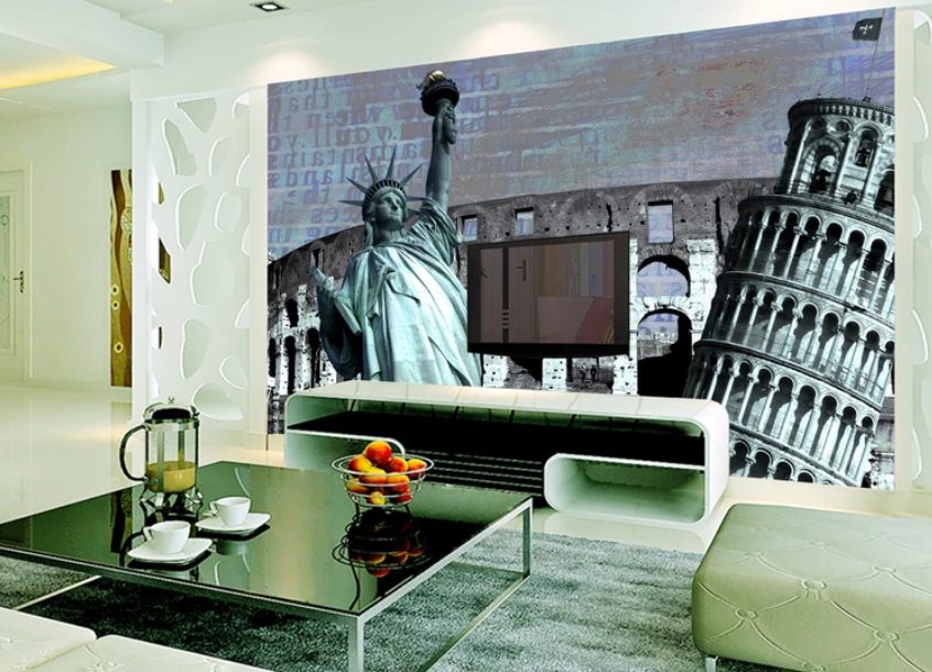 3D Art Carving Tower 962 Wallpaper AJ Wallpaper 2