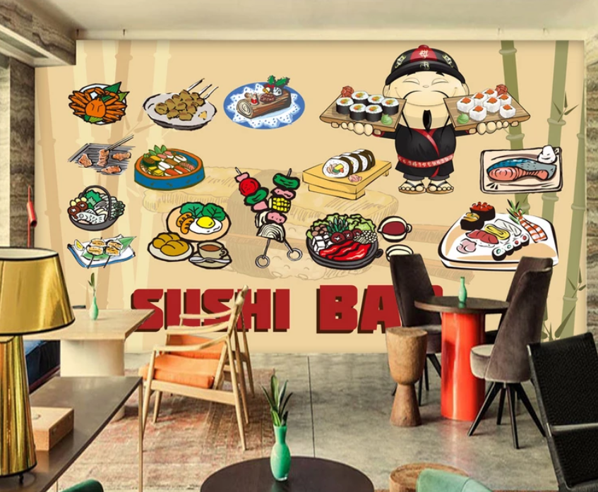 3D Various Delicious Sushi 959 Wallpaper AJ Wallpaper 2