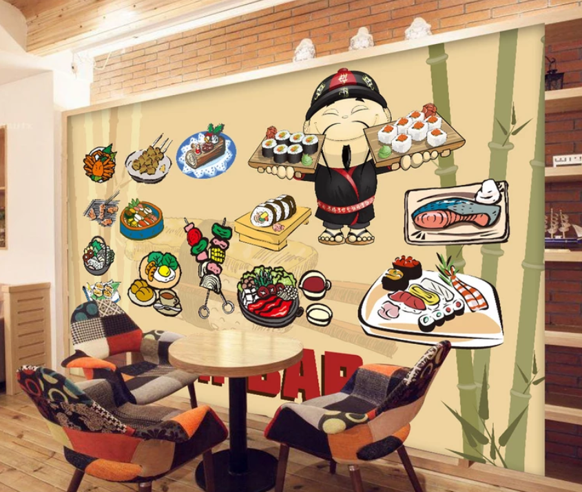 3D Various Delicious Sushi 959 Wallpaper AJ Wallpaper 2