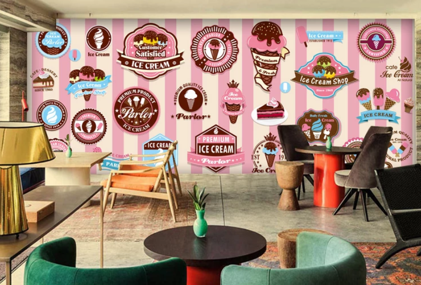 3D Ice Cream Logo 948 Wallpaper AJ Wallpaper 2
