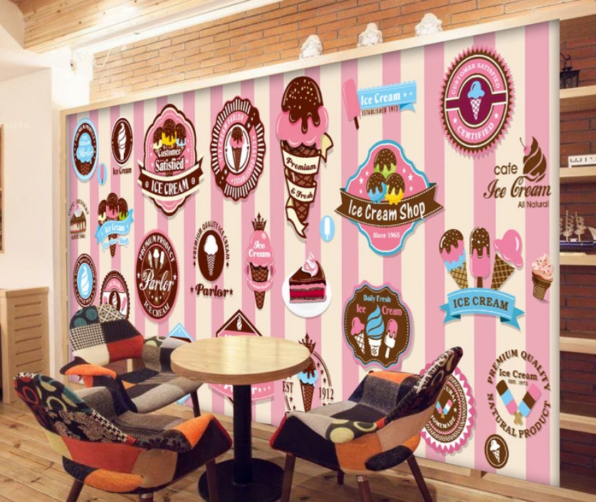 3D Ice Cream Logo 948 Wallpaper AJ Wallpaper 2