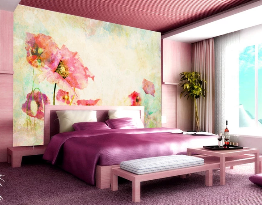 3D Transparent Blooming Flower 945 Wallpaper AJ Wallpaper 2