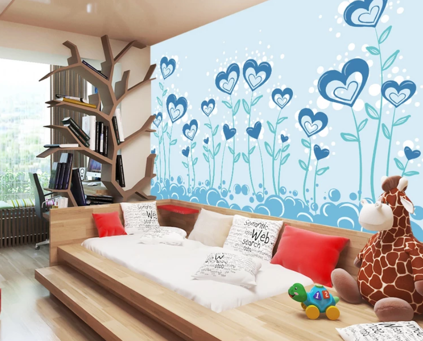 3D Love Grass 922 Wallpaper AJ Wallpaper 2