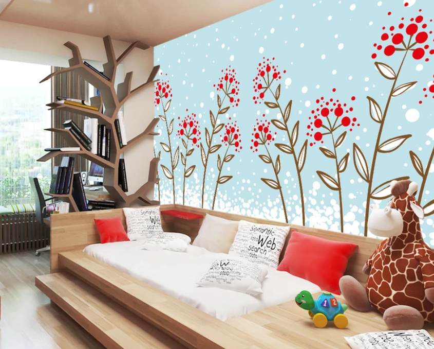 3D Shape Flower 920 Wallpaper AJ Wallpaper 2