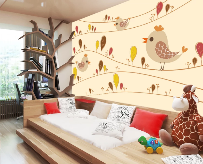 3D Cute Fat Bird 911 Wallpaper AJ Wallpaper 2