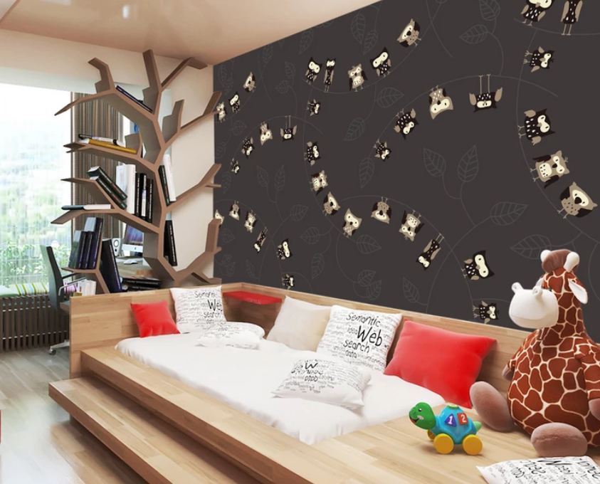 3D Cute Cartoon Owl 897 Wallpaper AJ Wallpaper 2