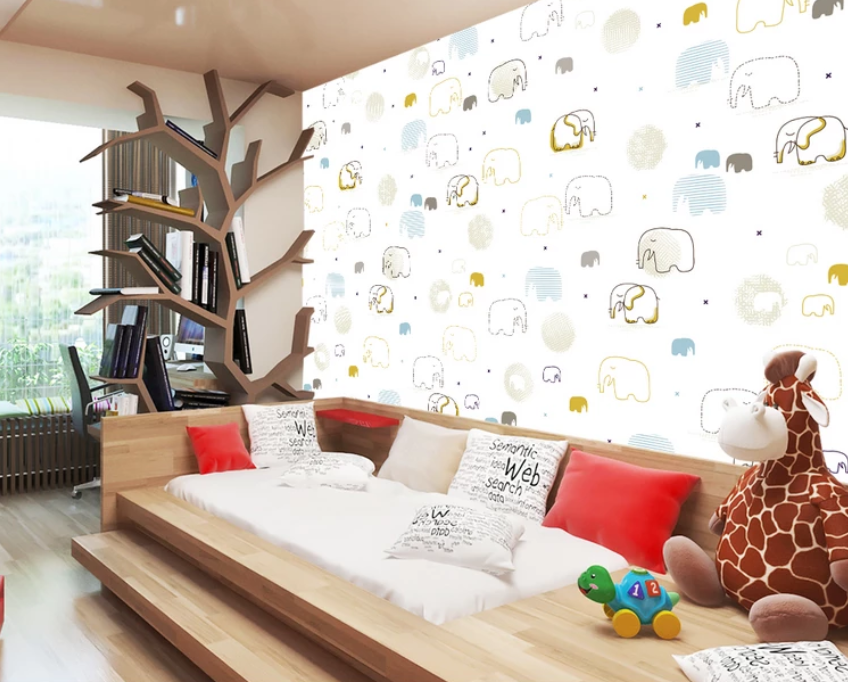 3D Illustration Elephant 885 Wallpaper AJ Wallpaper 2