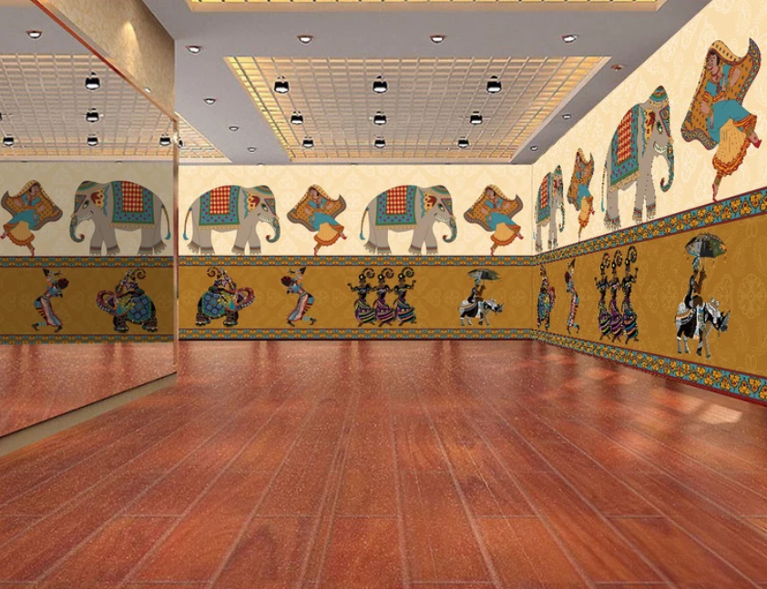 3D Row Of Elephants 855 Wallpaper AJ Wallpaper 2