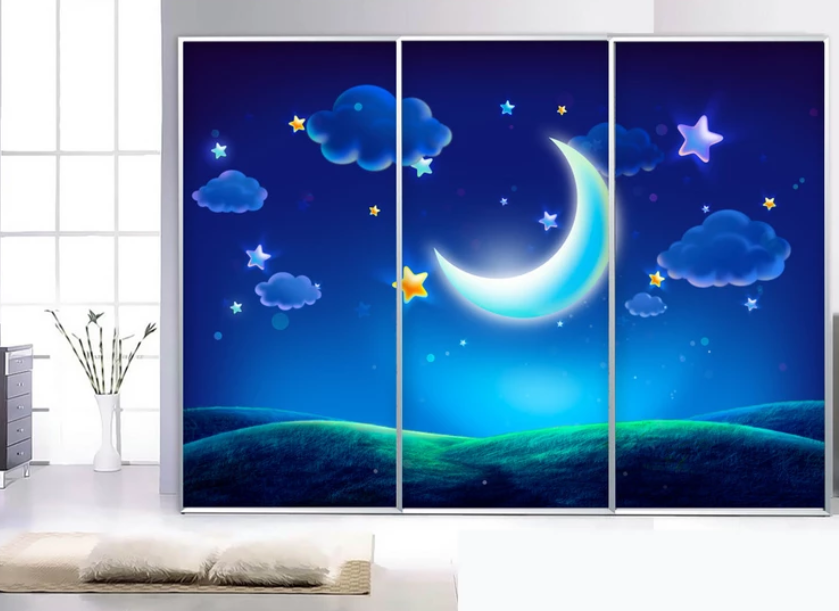 3D Cloud Moon Stars 849 Wallpaper AJ Wallpaper 2