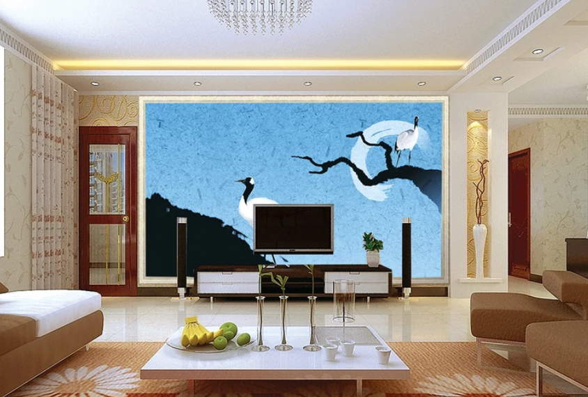 3D Red Crowned Crane 829 Wallpaper AJ Wallpaper 2