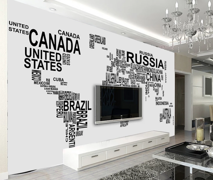 3D English Map 826 Wallpaper AJ Wallpaper 2