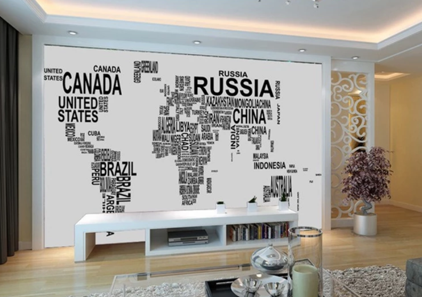 3D English Map 826 Wallpaper AJ Wallpaper 2
